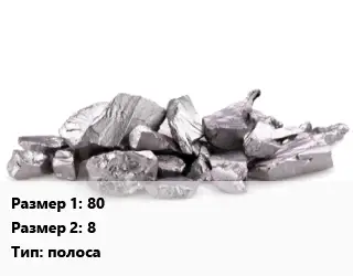 Кадмий 80х8 полоса